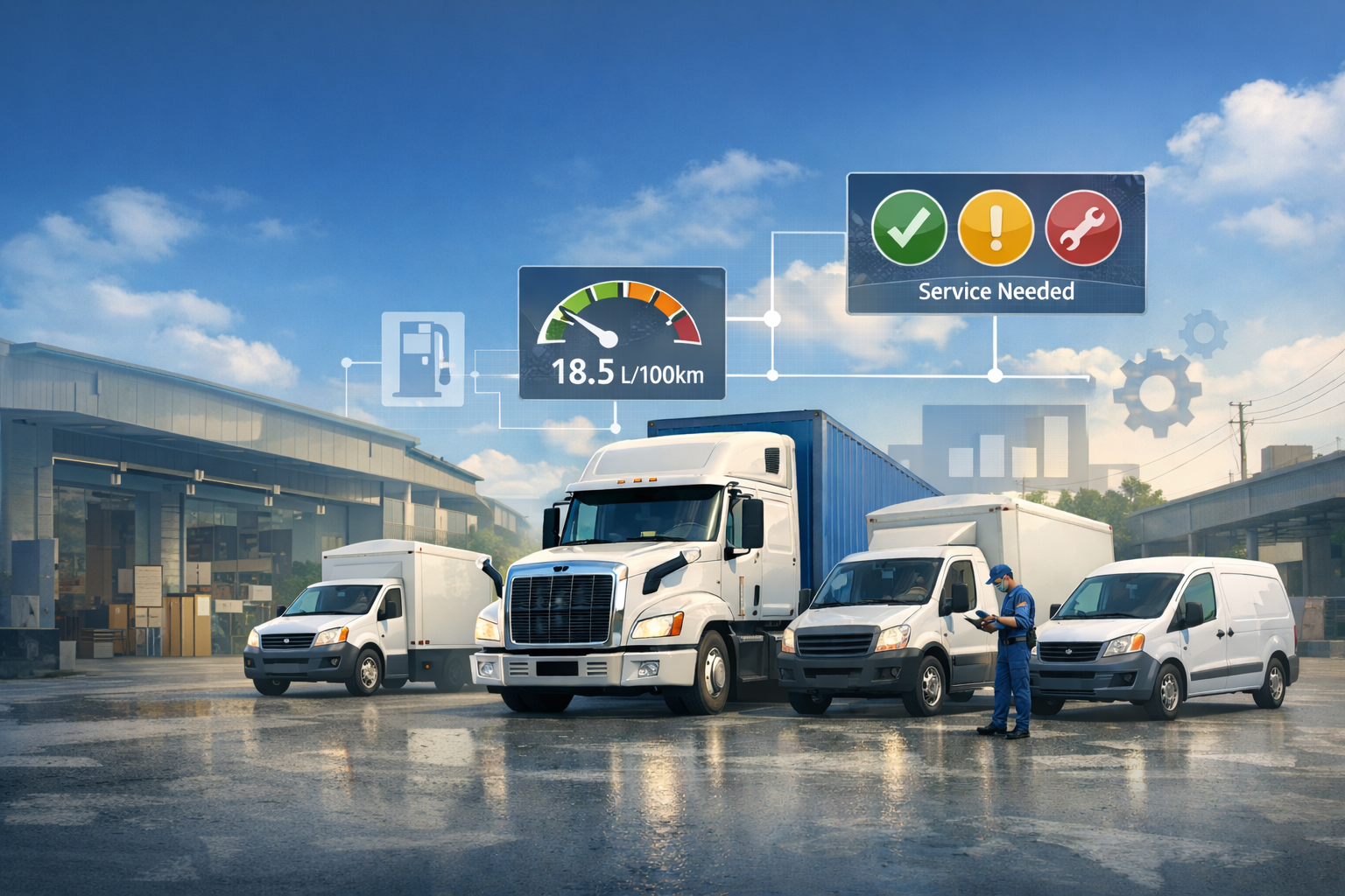 Daily fleet visibility dashboard